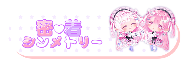 密着シンメトリー