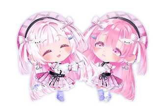 密着シンメトリーのふたごのココロン